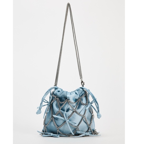 Zara mini bucket bag with bows - Picture 1 of 9